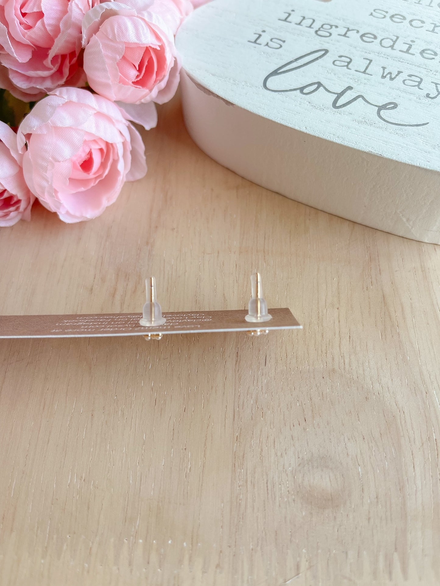 Gold-plated Flamingo Studs