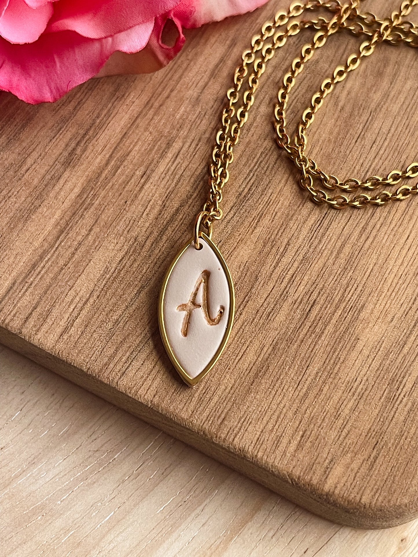 Lovely Initials Necklace with Charm