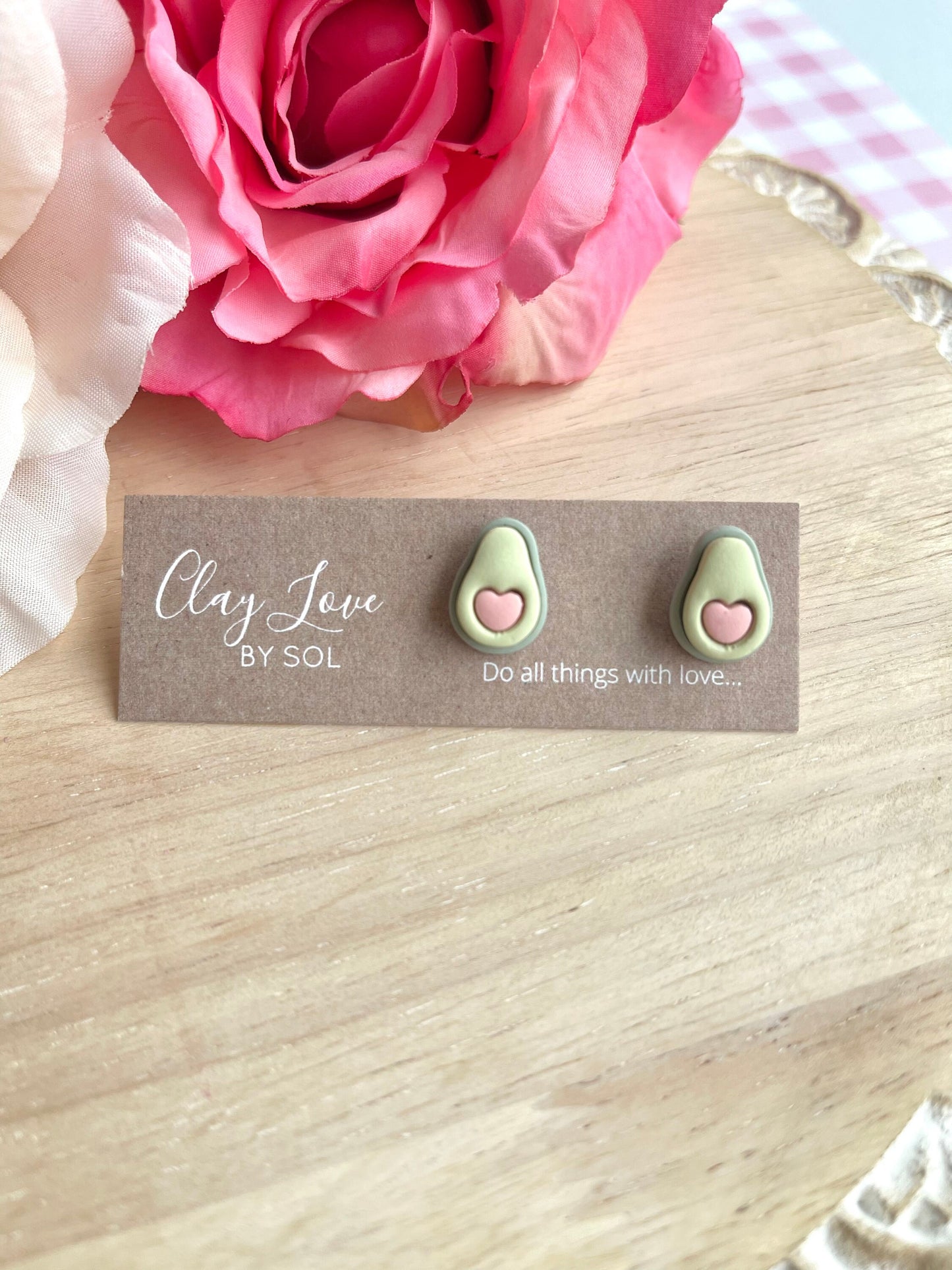 Valentine’s Day Collection- Mini Avocado Studs