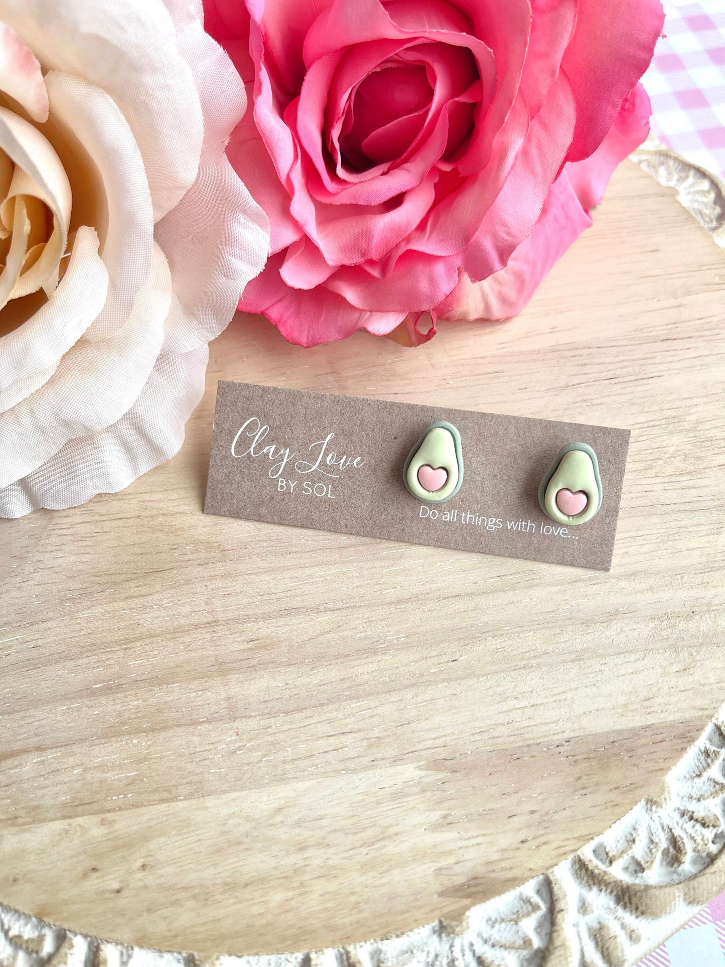 Valentine’s Day Collection- Mini Avocado Studs