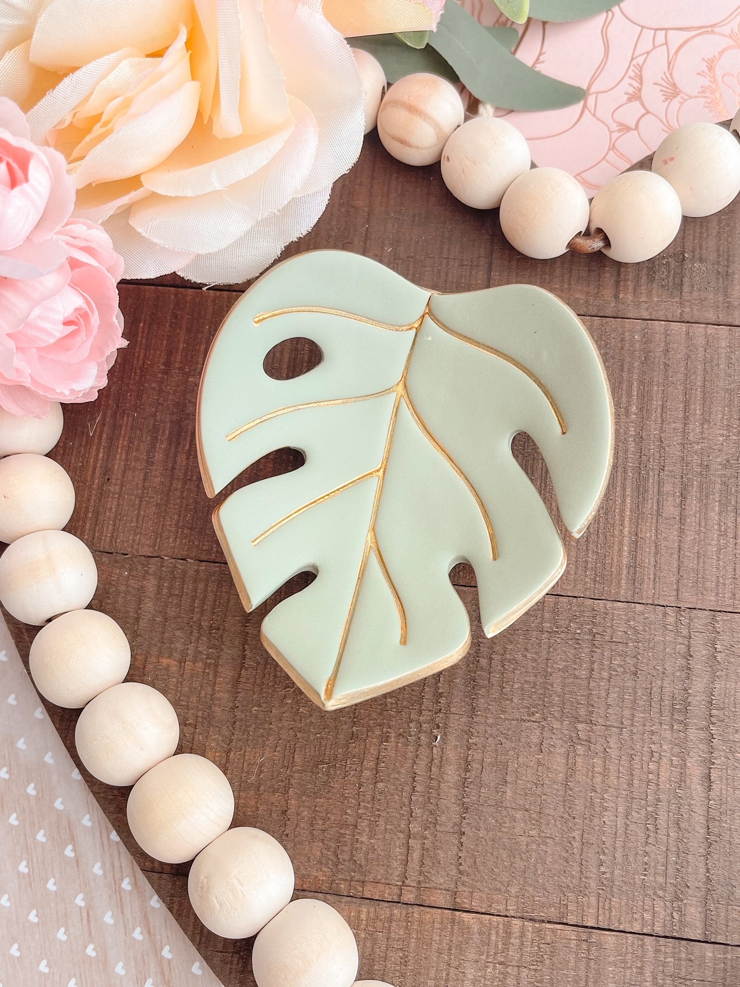 Monstera Leaf Jewelry Dish