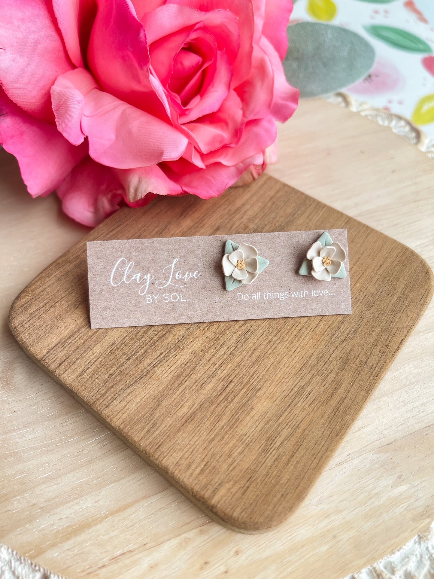 Dainty Flower Studs