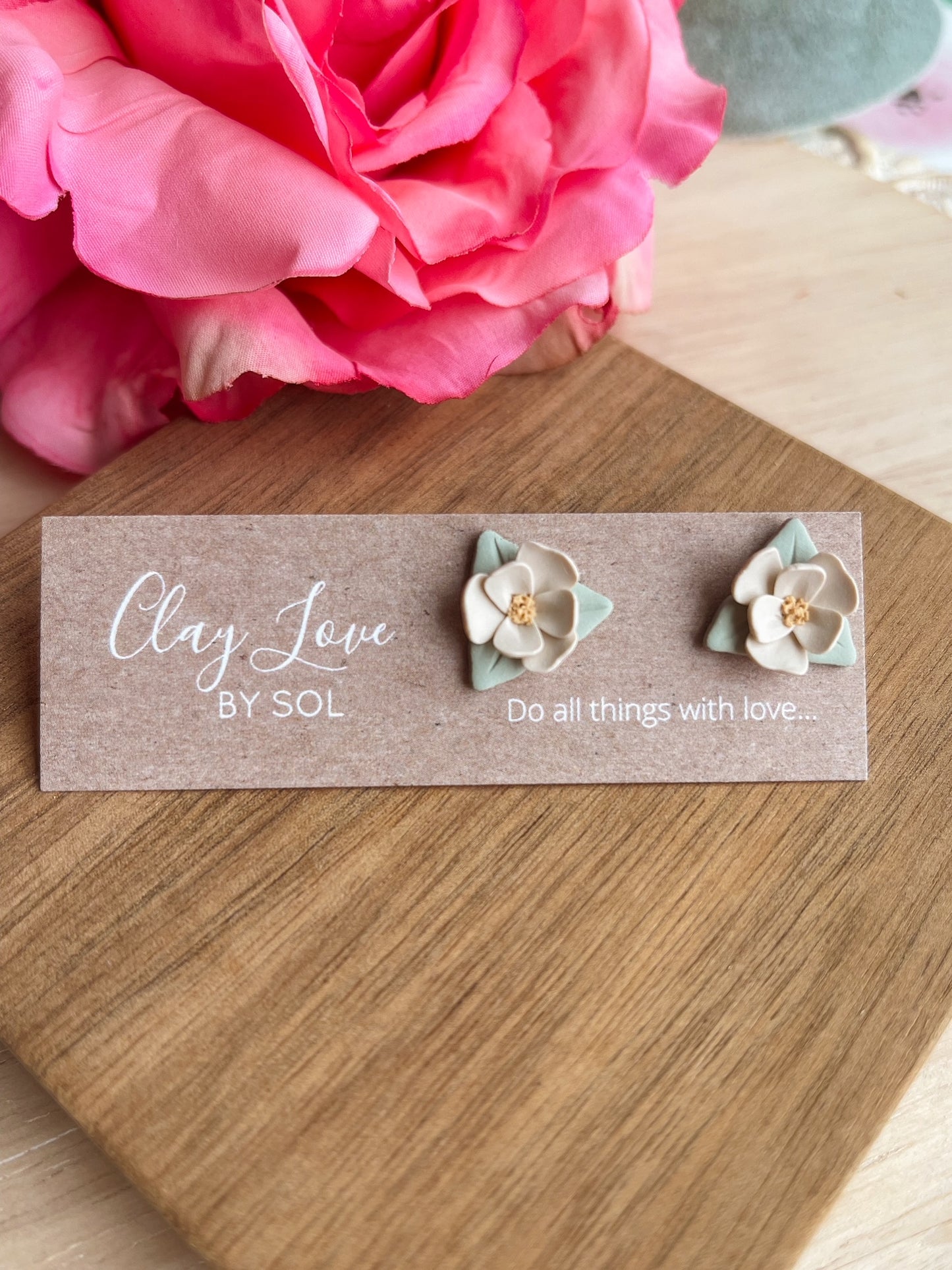 Dainty Flower Studs