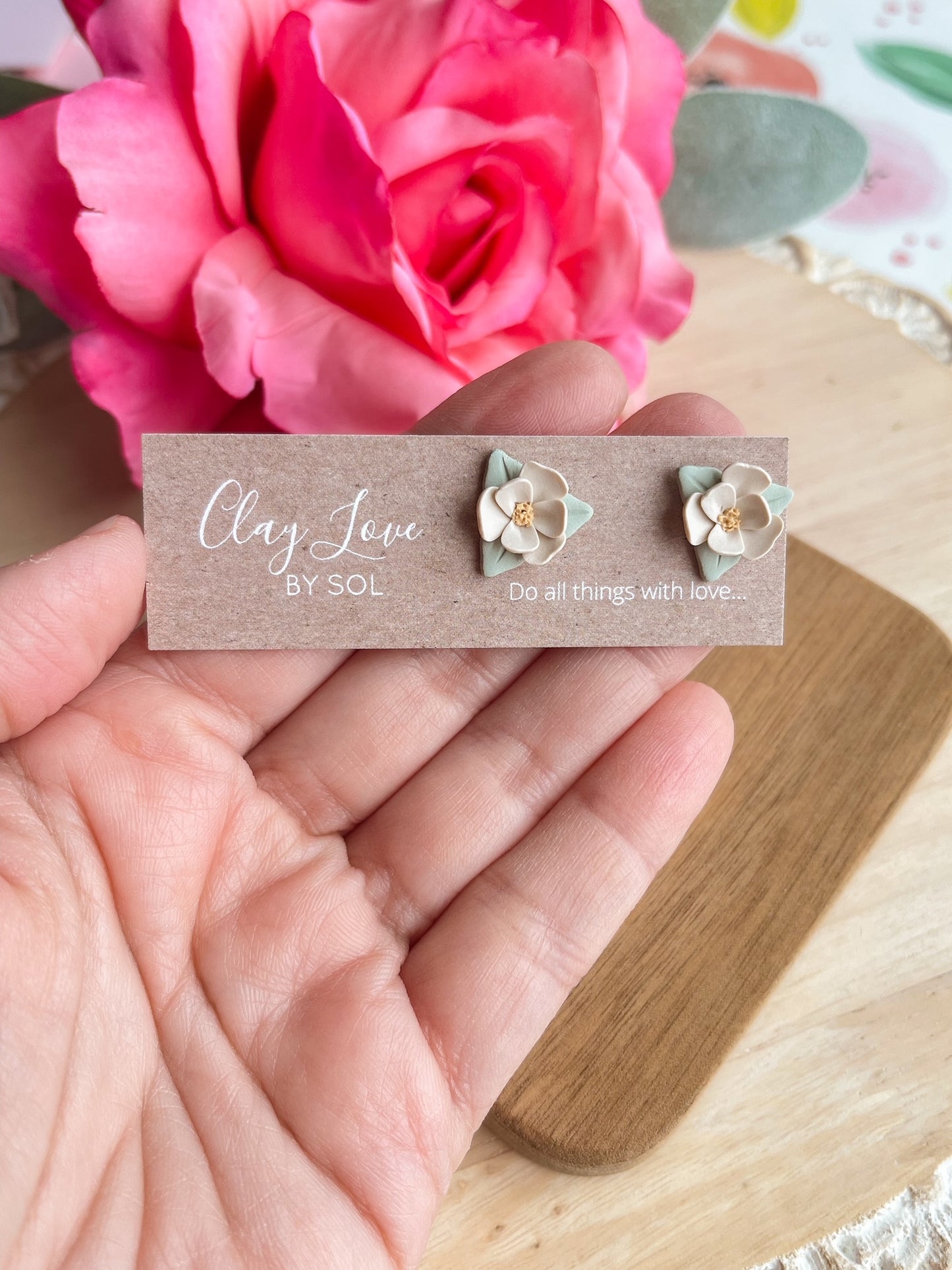 Dainty Flower Studs